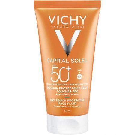 Vichy Capital Soleil, matujący krem do twarzy SPF 50+, skóra mieszana i tłusta, 50ml