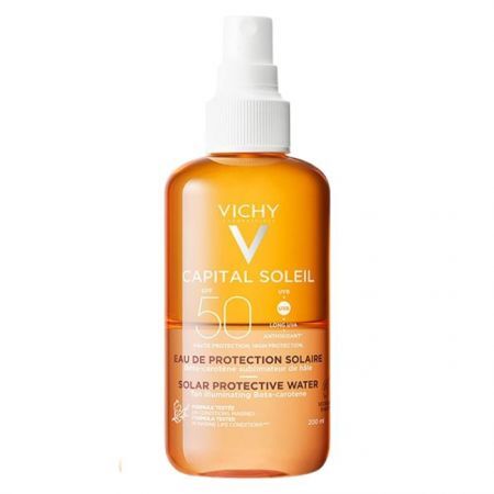Vichy Capital Soleil, ochronna mgiełka do twarzy i ciała SPF 50, 200ml