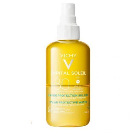 Vichy Capital Soleil, ochronna mgiełka nawilżająca do twarzy i ciała SPF 30, 200ml