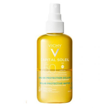 Vichy Capital Soleil, ochronna mgiełka nawilżająca do twarzy i ciała SPF 50, 200ml
