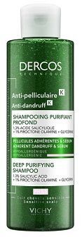 Vichy Dercos Anti Dandruff K, szampon przeciwłupieżowy, głęboko oczyszczający, 250ml