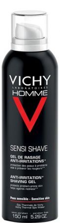 Vichy Homme, żel do golenia przeciw podrażnieniom, skóra wrażliwa, 150ml