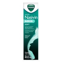 Vicks Nasivin Aqua Soft, spray do higieny nosa, powyżej 1 roku życia, 120ml