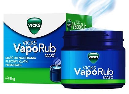 Vicks VapoRub, lek złożony, maść, dla dzieci od 5 roku życia i dorosłych, 50g