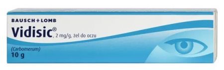 Vidisic 2mg/g, żel do oczu, 10g
