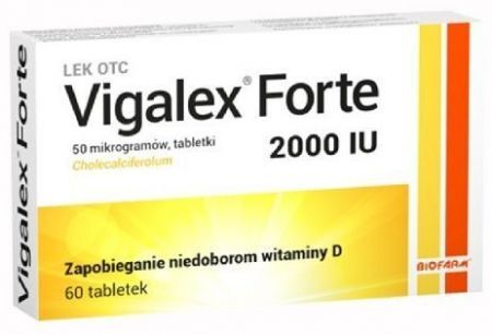 Vigalex Forte 2000 j.m., 60 tabletek