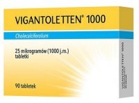 Vigantoletten 1000j.m., 90 tabletek