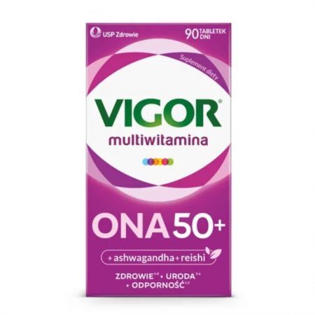 Vigor Multiwitamina Ona 50+, 90 tabletek