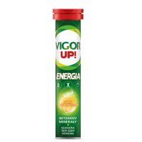 Vigor Up!, smak pomarańczowy, 20 tabletek musujących