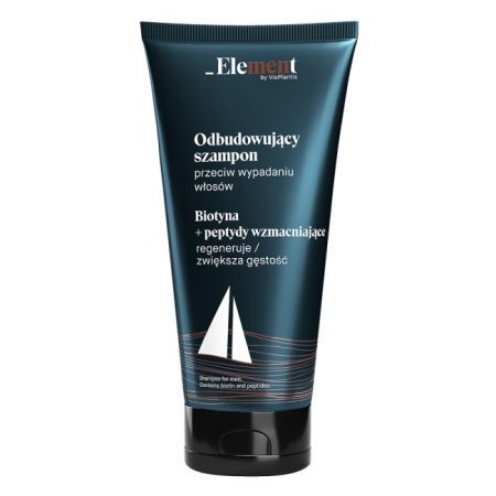Vis Plantis, Element, odbudowujący szampon przeciw wypadaniu włosów dla mężczyzn, 200ml