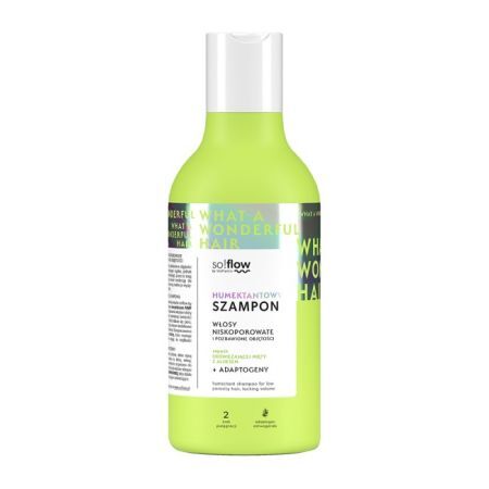 Vis Plantis, so!flow, szampon humektantowy do włosów niskoporowatych i pozbawionych objętości, 400ml