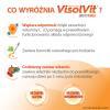 Visolvit Junior Orange, proszek musujący, smak pomarańczowy, po 3 roku życia, 10 saszetek