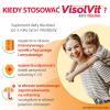 Visolvit Junior Truskawka, proszek musujący, smak truskawkowy, po 3 roku życia, 30 saszetek