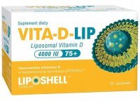 Vita-D-Lip, Liposomal Vitamin D 4000j.m., żel doustny o smaku melona, 30 saszetek