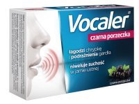 Vocaler, smak czarnej porzeczki, 12 pastylek do ssania