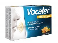 Vocaler, smak miodu i cytryny, 24 pastylki do ssania