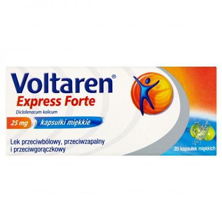 Voltaren Express Forte 25mg, 20 kapsułek