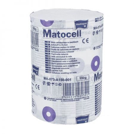Wata celulozowa (lignina) w zwoikach, Matocell, 150g