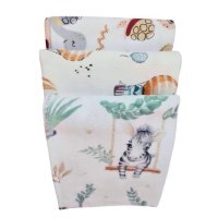 Weber, pieluchy flanelowe, kolorowe, 38cmx40cm, 5 sztuk