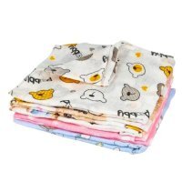 Weber, pieluchy muślinowe, kolorowe, 70cmx80cm, 5 sztuk