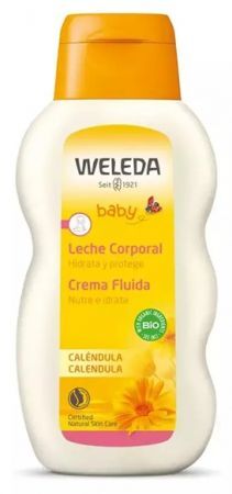 Weleda Baby, Calendula, emulsja do ciała z nagietkiem lekarskim, dla niemowląt i dzieci, od urodzenia, 200ml