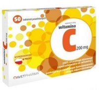 Witamina C 200mg, 50 tabletek