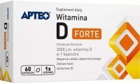 Witamina D Forte 2000 j.m. Apteo, 60 kapsułek