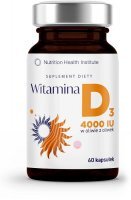Witamina D3 4000 IU, 60 kapsułek