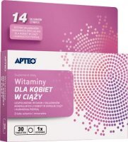 Witaminy dla kobiet w ciąży Apteo, 30 tabletek