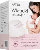 Wkładki laktacyjne Apteo, 30 sztuk