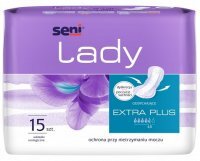 Wkładki urologiczne Seni Lady Extra Plus, chłonność 4,5/6, 15 sztuk