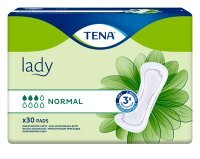 Wkłady anatomiczne Tena Lady Normal, chłonność 3/8, 30 sztuk