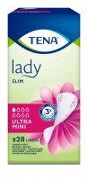 Wkłady anatomiczne Tena Lady Slim Ultra Mini, chłonność 1/8, 28 sztuk