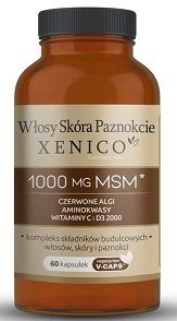 Włosy, Skóra, Paznokcie Xenico, 60 kapsułek