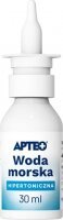 Woda morska hipertoniczna Apteo, spray, po 1 miesiącu życia, 30ml