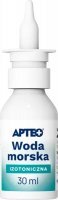 Woda morska izotoniczna Apteo, od 1 miesiąca życia, spray do nosa, 30ml