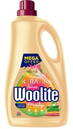 Woolite Keratin Therapy Fruity, płyn do prania kolorowych tkanin, 3,6l