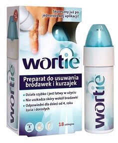 Wortie, preparat do usuwania kurzajek, 50ml