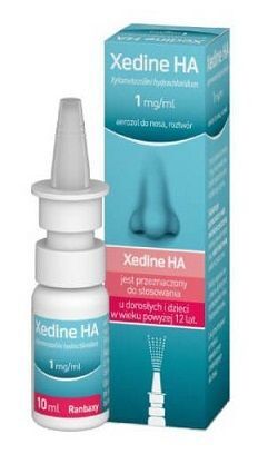 Xedine HA 1mg/ml, aerozol do nosa, 10ml