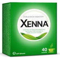 Xenna 30mg, zioła przeciw zaparciom, 40 saszetek