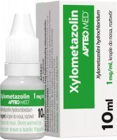 Xylometazolin 1mg/ml, Apteo Med, krople do nosa, 10ml