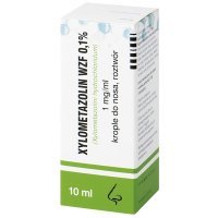 Xylometazolin WZF 1mg/ml, krople do nosa, 10ml