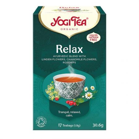 Yogi Tea, Herbatka Relax Bio, 17 saszetek