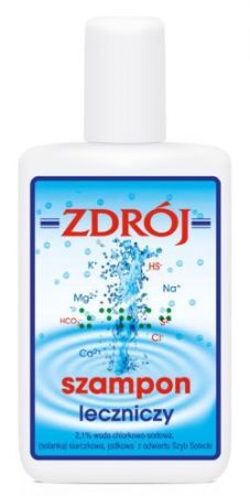 Zdrój 58,8g/100g, szampon leczniczy, 130ml