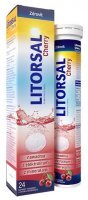 Zdrovit Litorsal Cherry, smak wiśniowy, 24 tabletki musujące