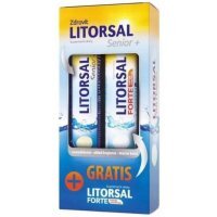 Zdrovit Litorsal Senior+, smak pomarańczowy, 24 tabletki musujące + Litorsal Forte, smak mango-marakuja, 24 tabletki musujące