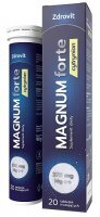 Zdrovit Magnum Forte Cytrynian, smak cytrynowy, 20 tabletek musujących