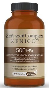 Źeń-szeń Complex Xenico, 60 kapsułek