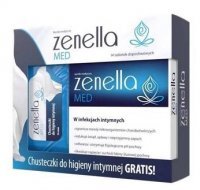 Zenella Med, 14 tabletek dopochwowych + chusteczki do higieny intymnej, 10 sztuk