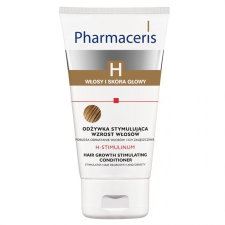 ZESTAW Pharmaceris H, H-Stimulinum, odżywka stymulująca wzrost włosów, 150ml + peeling, 10ml
